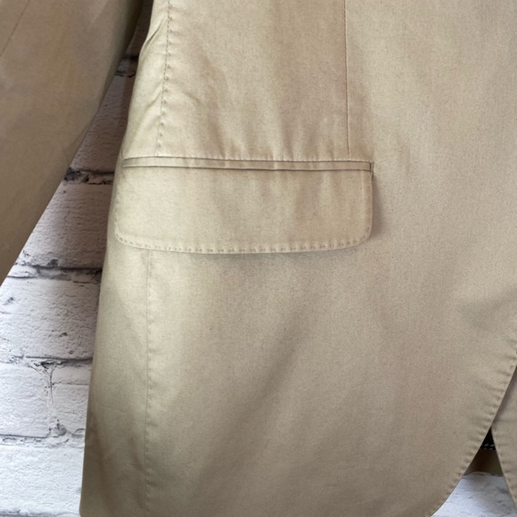Michael Kors Tan Suit Jacket Sports Coat size 42 R Double Vented Customizable - Picture 4 of 11
